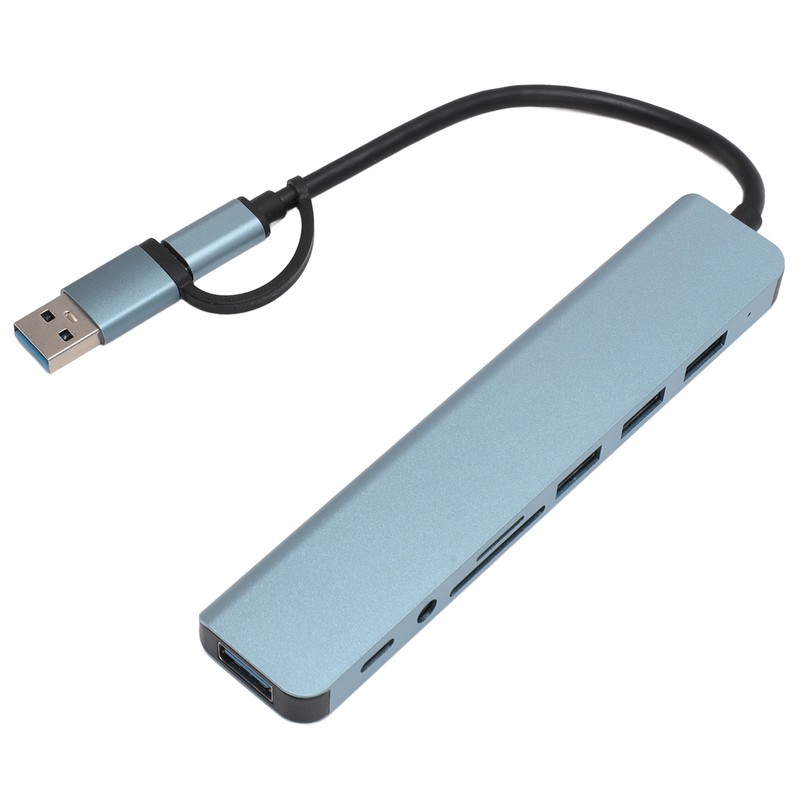 8 in 1 USB C Hub Multi Port Adapter USB