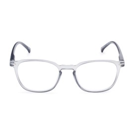 Retro Square Reading Glasses in Matte Grey by Readers.com | The Alistair | +2.50