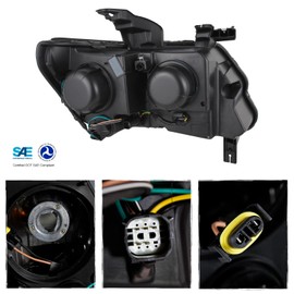 AKKON - Fit 2015 2016 2017 2018 2019 2020 2021 2022 Chevy Colorado Projector Headlight w/Halogen Type Factory Style Driver Side