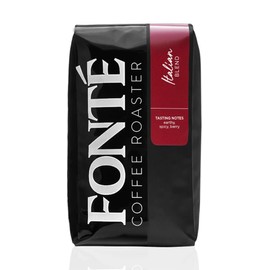 Fonte Coffee Roaster - Whole Bean Coffee - Medium-Dark Fresh Roast - Roasted in Seattle - Single Origin - Earthy, Spicy, Blueberry - 12 oz - Italian