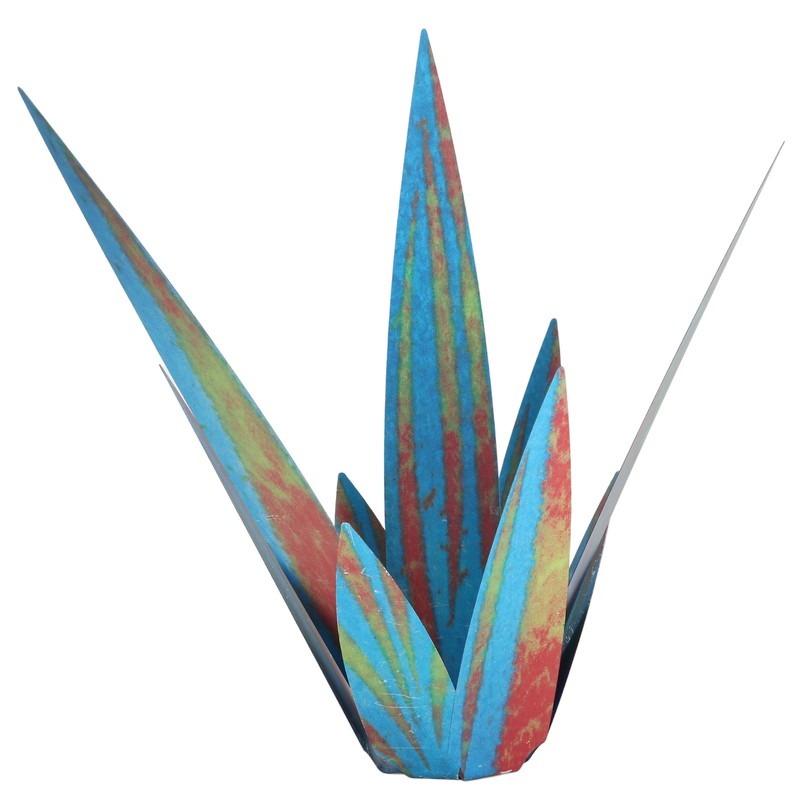 Tequila Sculpture Iron Plant Decor Metallic Luster Home Decoration for