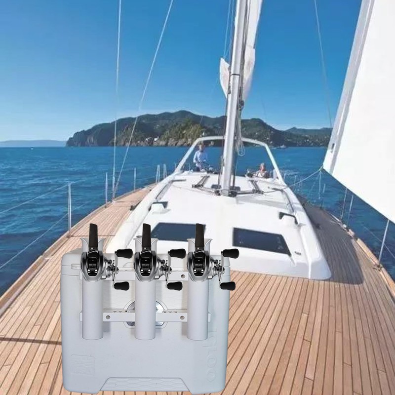 Fishing Rod Holder for Boat Tube Bracket Wall Mounted for
