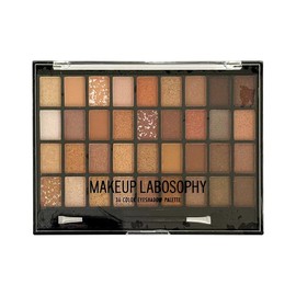 MAKEUP LABOSOPHY Makeup Lab Sophy 36 Colors Eye Shadow Palette 2 [MUL54004] Multi-Color Palette Natural, Pink Brown Type, Feminine