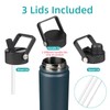 Konokyo Insulated Water Bottle 24oz Stainless Steel Sport Bottles with