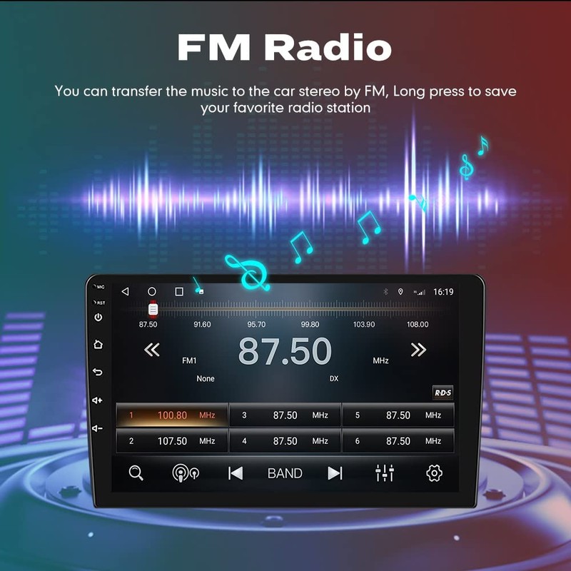 [4G 64G] Android Car Stereo FM Radio Carplay Android Auto