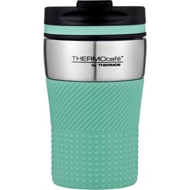 Thermos THERMOcafé Cafe Stainless Steel Vacuum Insulated Travel Cup Tumbler 200mL, Sleet White
