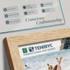 TENIBYC 5x7 Oak Picture Frame with HD Glass - 3pk,
