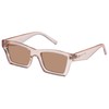 Le Specs Something Sunglasses Pink Champagne/Tan Tint
