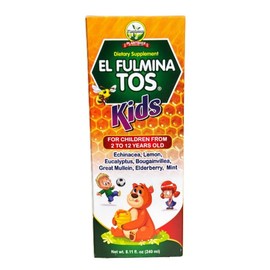 FULMINA TOS Kids Syrup (8.11 fl oz) JARABE para niños Dietary Supplement Echinacea EL FULMINA TOS