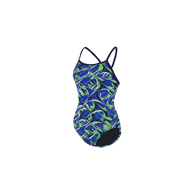 Dolfin Reliance Girls Predator - Blue/Green Size 26
