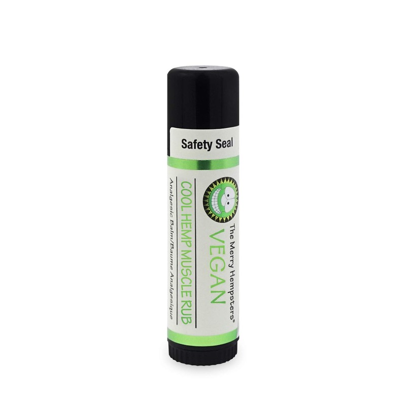 Merry Hempsters Muscle Rub, 0.6 Ounce, Made in the USA,