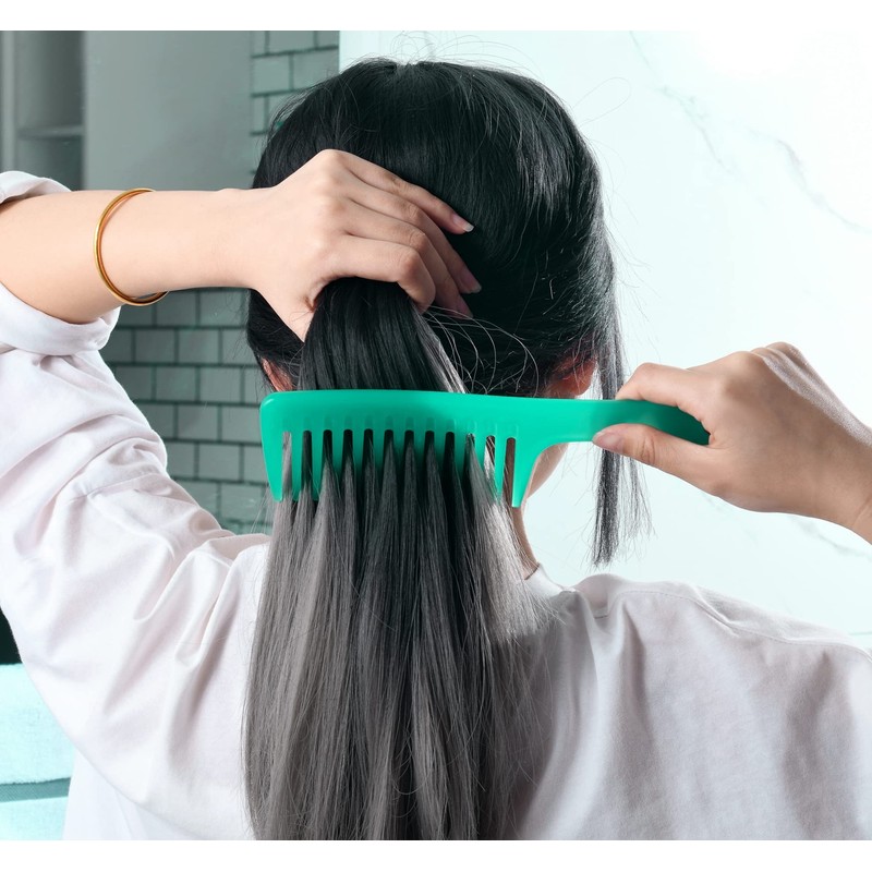 Peine de dientes anchos y peine grande para desenredar el