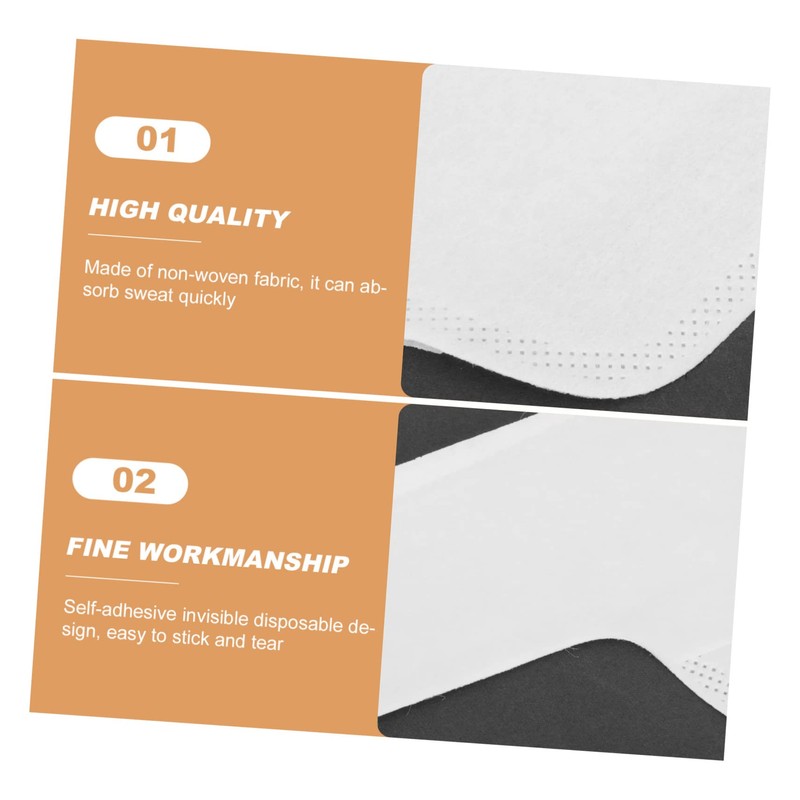 Beavorty 2sets Shirt Collar Absorption Cushion Hat Sweat Pad Practical