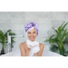 Gorro Ducha Toalla Mujer Ligera Elástico Secar Acondicionar Cabello Todo