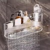 2026 New No-Drill Bathroom Suction Storage Box, Large Capacity Strong