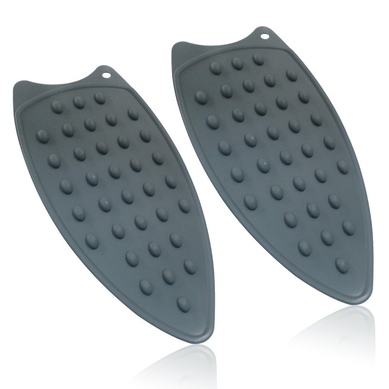 Moicstiy 2 Pcs Silicone Iron Rest Pads Mat Iron Hot