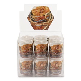 Root Candles Scented Votive Candles 20-Hour Beeswax Blend Premium Handcrafted Bulk Candle Pack, 18-Count Votives, Myrrh & Honey