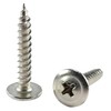 BCP Fasteners 50 Qty #8 x 1" 304 Stainless Steel