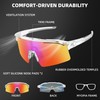 sunbowglint Polarized Sports Sunglasses for Men Women Unbreakable TR90 Frame