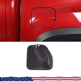 MXtech-23 ABS Carbon Fiber Gas Fuel Tank Cap Protective Sticker For Toyota Tacoma 2011-15