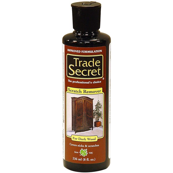 Trade Secret Scratch Remover for Wood Furniture and Floor Cover Nicks and Scratches, Camouflage Minor Defects (8oz / 236 Ml)… (Dark)