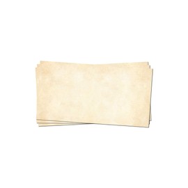 50 x PRESENTOU Letter Paper Printed on Both Sides 120 g Paper | Motif Paper Certificate Paper Certificate Menu Love Letter (Vintage Bright, 50 Envelopes)