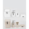 Hosoncovy 4 Pieces Bathroom Accessory Set Bathroom Container Set with