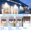 Peasur Solar Lights Outdoor Waterproof [12 Packs/140 LEDs], 3 Lighting