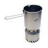 Titanium Wood Gasifier Siphon alcohol stove Multi-fuel Burner Cooking System