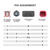3pin 4pin 6pin to 16pin Connector Cable 3 in 1