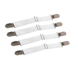 YongTai Bed Sheet Clips, Adjustable Bed Corner Holder Fasteners Mattress, Adjustable Clamps for Sheets Blankets Home Textiles Accessories (2 clips)