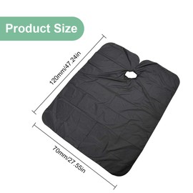 GNALIA 1 Cape de coiffeur Pour Coupe de cheveux Cape de Coiffeur Professional 120 x 70 cm