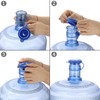 Kokone 5Pcs Water Jug Cap,Silicone Water Bottle Caps Cover for