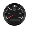 ELING Tachometer/Tachometer/Speedometer/Hour Meter for Car Truck Boat Yacht 0-6000RPM 85mm