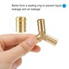 nutmanel Brass Y-piece hose connector, 12 mm, 3-way hose connector