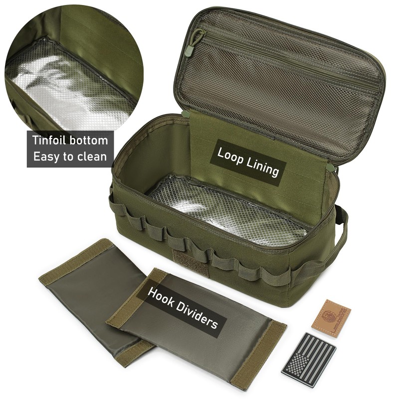 Lemubeane Tactical Camping Storage Bag 9L Tactical Utility Tote Bag