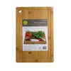 Luciano Housewares Classic Bamboo Cutting Board, 15 x 10 inches,