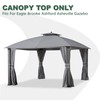 JANCANOPY 10X12 Replacement Gazebo Top for Eagle Brooke Gazebo Model