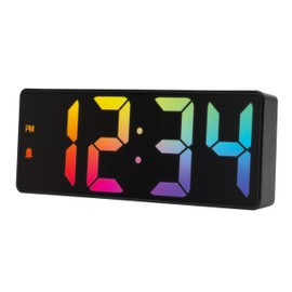 Equity 617-386 2” Gradient Digital Alarm Clock with Indoor Temperature