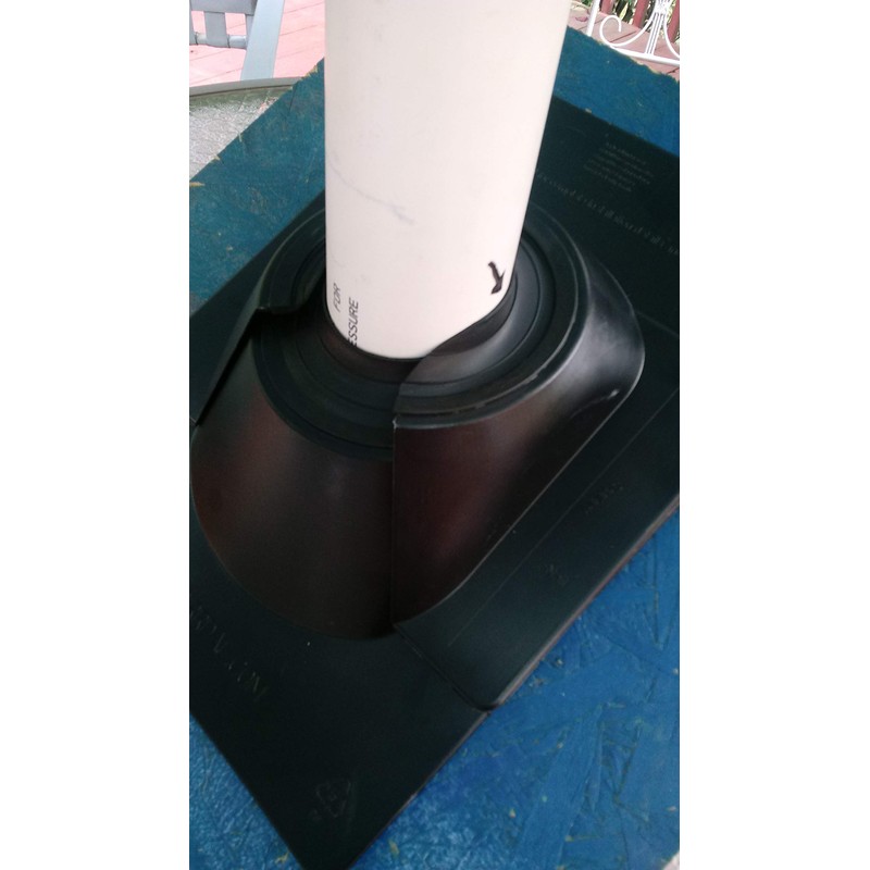 Garrdal 2 piece retrofit pipe flashing