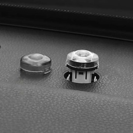 HUIKKJP Auto Light Sensor Cover 18mm Auto Light Adjustable Sensitivity Universal Car Automatic Dimming Compatible with Toyota, Daihatsu, Lexus Includes Tools (2-Piece Set)