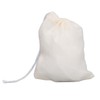 100Pcs Drawstring Cotton Bags 8cmx10cm Reusable Filter Tea Residue Environmentally