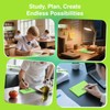 250 Count Green Index Cards with Ring 3 x 5