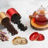 uxcell 6 Pcs Tea Tins Canister with Airtight Double Lids,