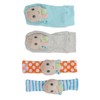 4pcs Baby Rattle Socks Cute Octopus Shape Soft Light Adjustable