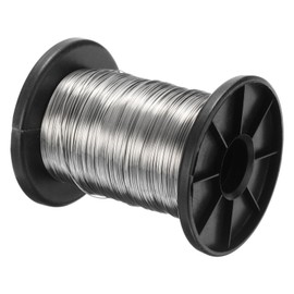 PATIKIL 304 Stainless Steel Wire, 328 Ft 0.6 mm, 22 Gauge Jewellery Wire, Craft Wire, Soft Beads Wire for Jewellery Making, Bracelets, Crafts, DIY, Silver