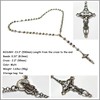 GeekTenet Rosary Beads Chaplet Dazzle Artificial Crystal Glass Rosery Cross