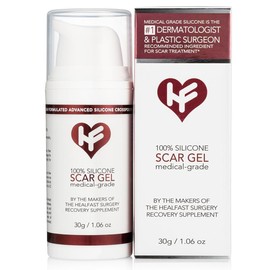 HealFast Physician Formulated Silicone Scar Gel - Advanced Crosspolymer Medical Grade Scar Cream for Face, Body, Surgery, C Section, Burn, Keloids & Hypertrophic Scars by Makers of HF Surgery Recovery - Quantities: 3 Bottles