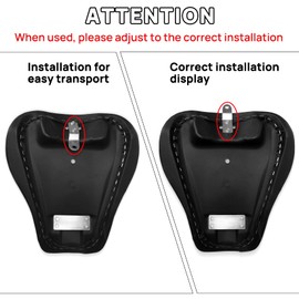 Sportster Driver Seat, PSLER Motorcycle Front Rider Driver Solo Seat Cushion for Sportster 883 1200 72 48 1983-2003, Diamond