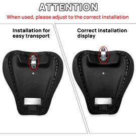 PSLER Sportster Driver Seat, Motorcycle Front Rider Driver Solo Seat Cushion for Sportster 883 1200 72 48 1983-2003, Diamond, Black